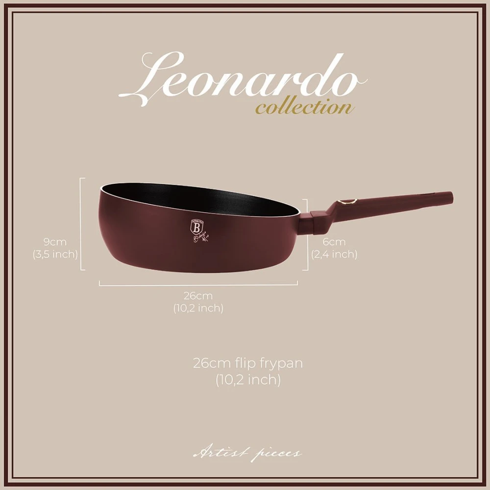 Keptuvė Berlinger Haus wok Tytanowa 26cm