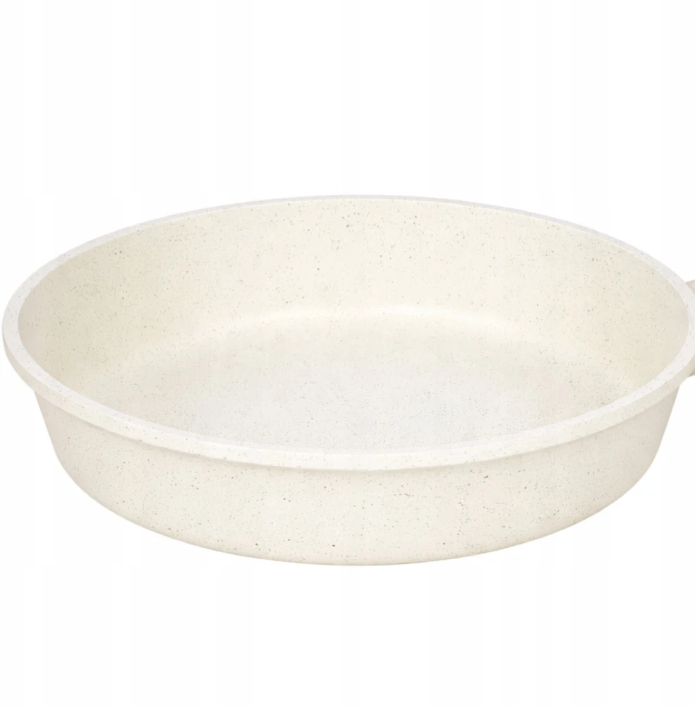 Keptuvė Brunbeste Granitinė marmurinė Neprilimpančio paviršiaus indukcinė dujinė 26cm smėlio spalvos BRUNBESTE BB-5537