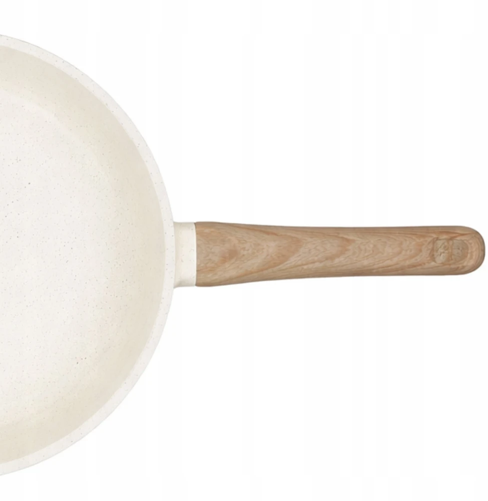 Keptuvė Brunbeste Granitinė marmurinė Neprilimpančio paviršiaus indukcinė dujinė 26cm smėlio spalvos BRUNBESTE BB-5537