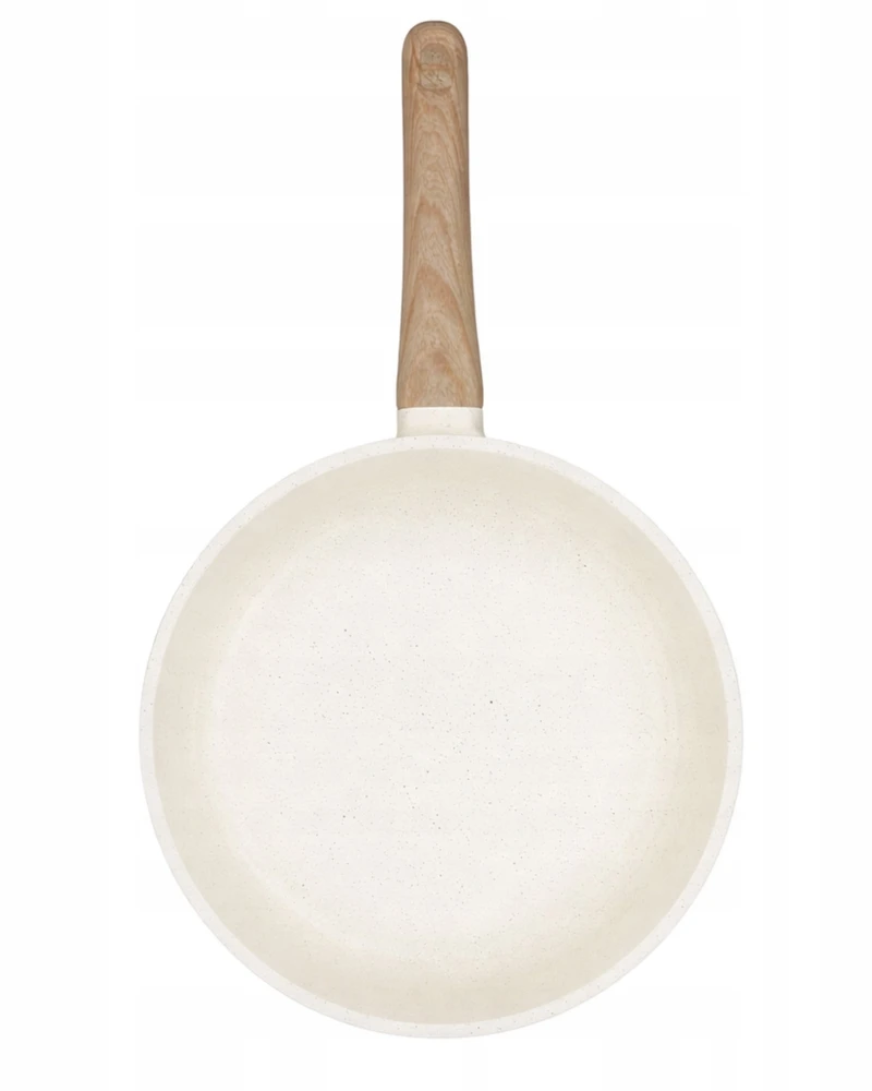 Keptuvė Brunbeste Granitinė marmurinė keptuvė NON-STICK indukcinė dujinė 20cm smėlio spalvos BRUNBESTE BB-5535