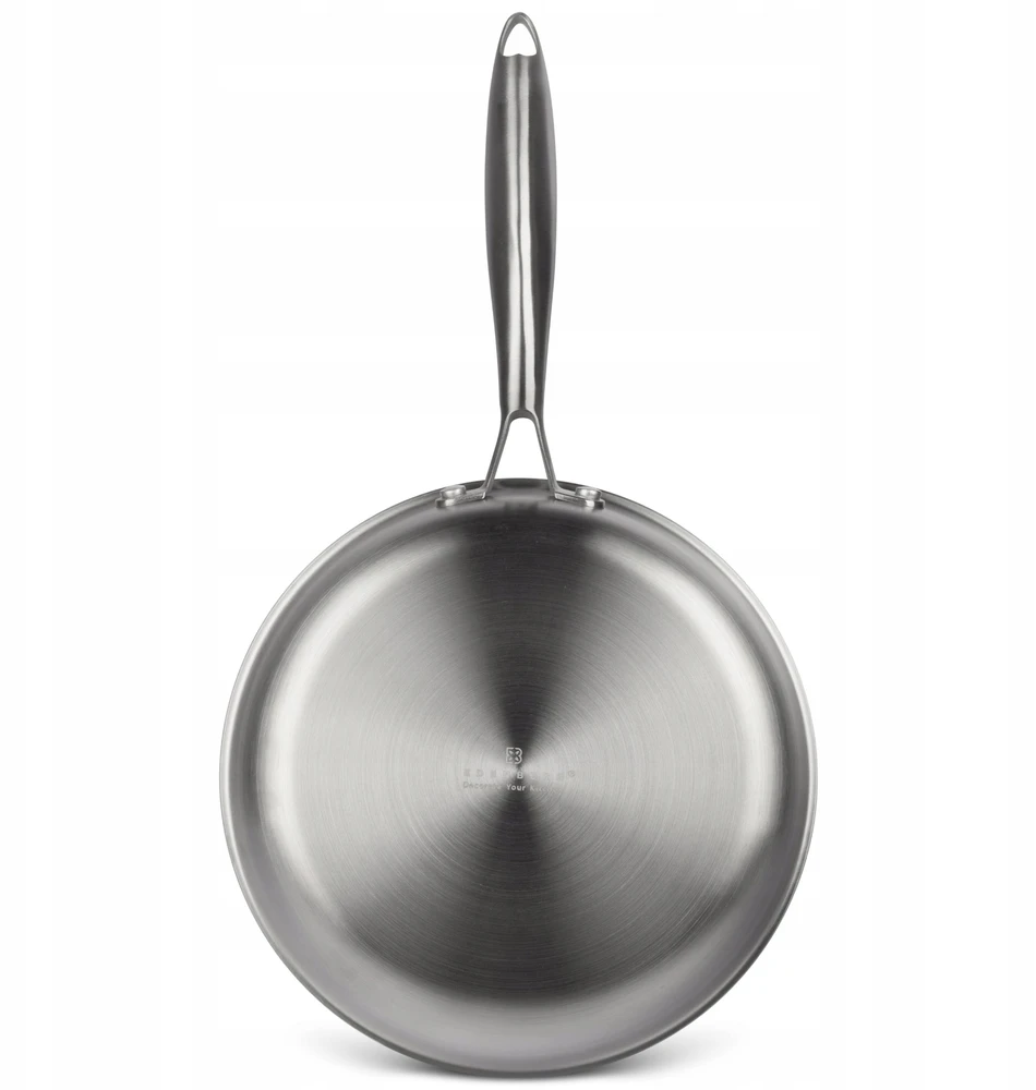 Brunbeste keptuvė PLIENINĖ 22 cm SU MEDAUS KORIO DANGU 5549