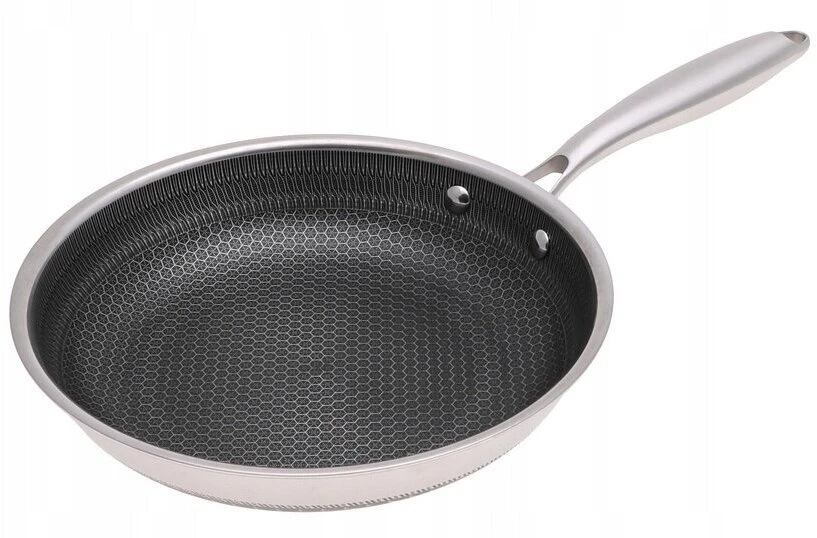 Brunbeste keptuvė PLIENINĖ KEPTUVĖ 26cm SU MEDAUS KORIO DANGteliu 5551