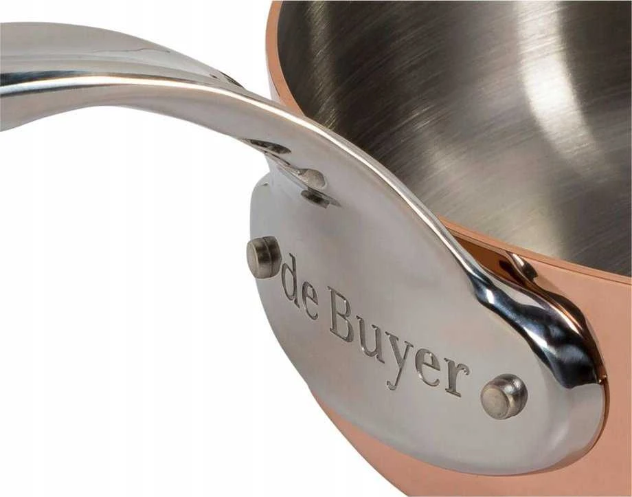 De Buyer Prima Matera puodas vario/plieno 14 cm indukcinis