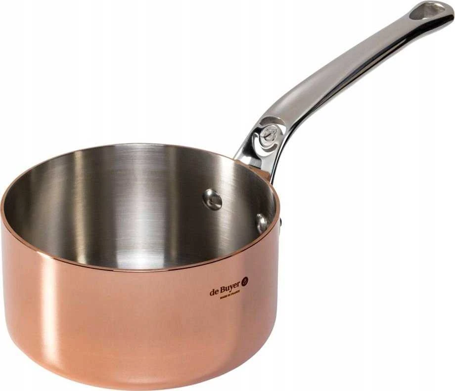 De Buyer Prima Matera puodas vario/plieno 14 cm indukcinis