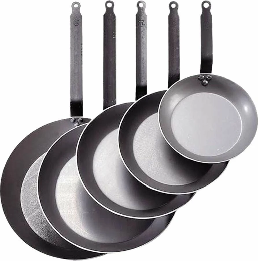 DE BUYER Apvali keptuvė, skersmuo 20 cm CARBONE PLUS