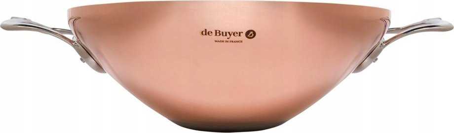 De Buyer Prima Matera Wok indukcinis jonų varis/plienas su 2 rankenomis