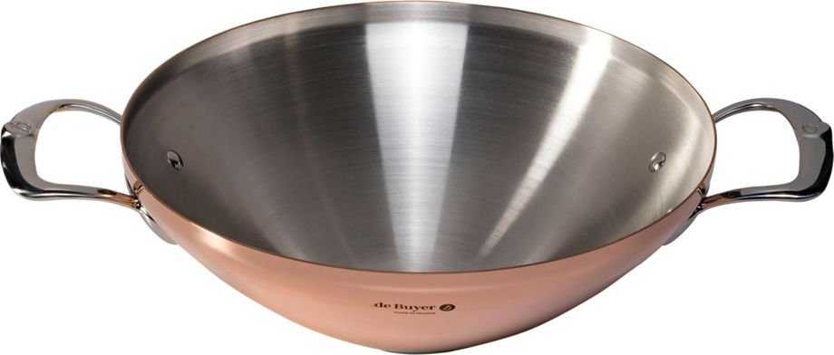 De Buyer Prima Matera Wok indukcinis jonų varis/plienas su 2 rankenomis