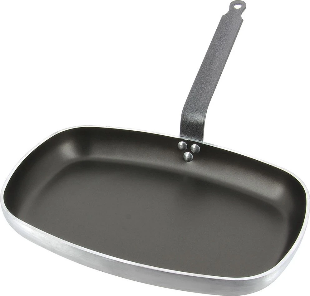 De Buyer CHOC 38 cm neprideganti žuvies keptuvė