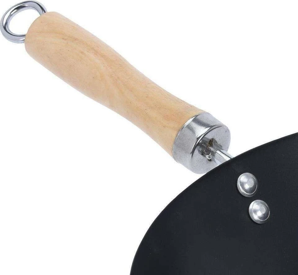 Excellent Houseware Wok keptuvė plieninė neprideganti 30 cm