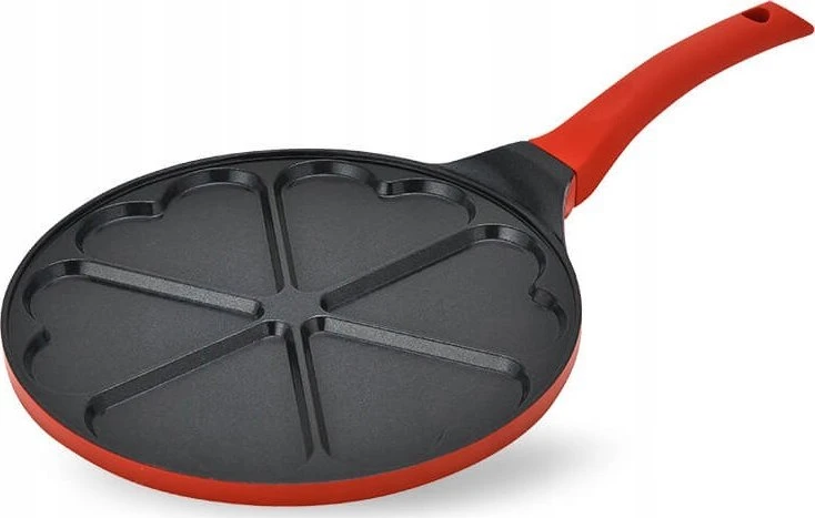 Blynų Keptuvė - Maestro MR-1222-A Nelipni Aliuminė 26 cm Juoda/Raudona