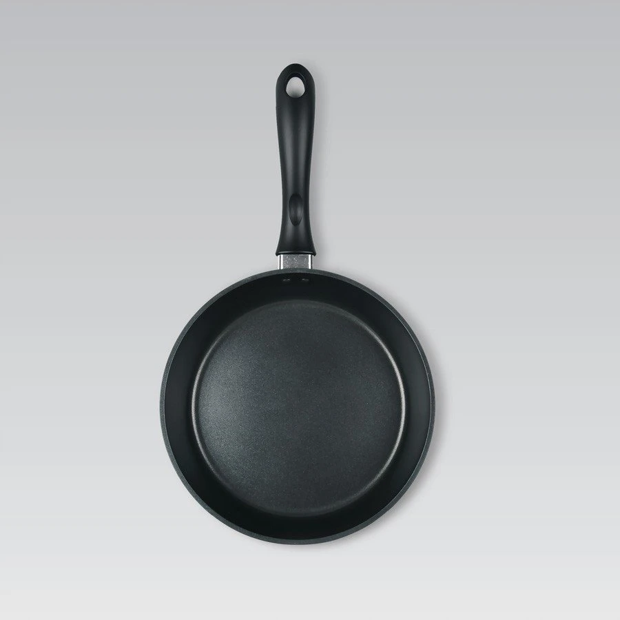 Keptuvė Maestro Keptuvė su dangčiu indukcinei dujinei viryklei 20 cm juoda MAESTRO MR-1205-20