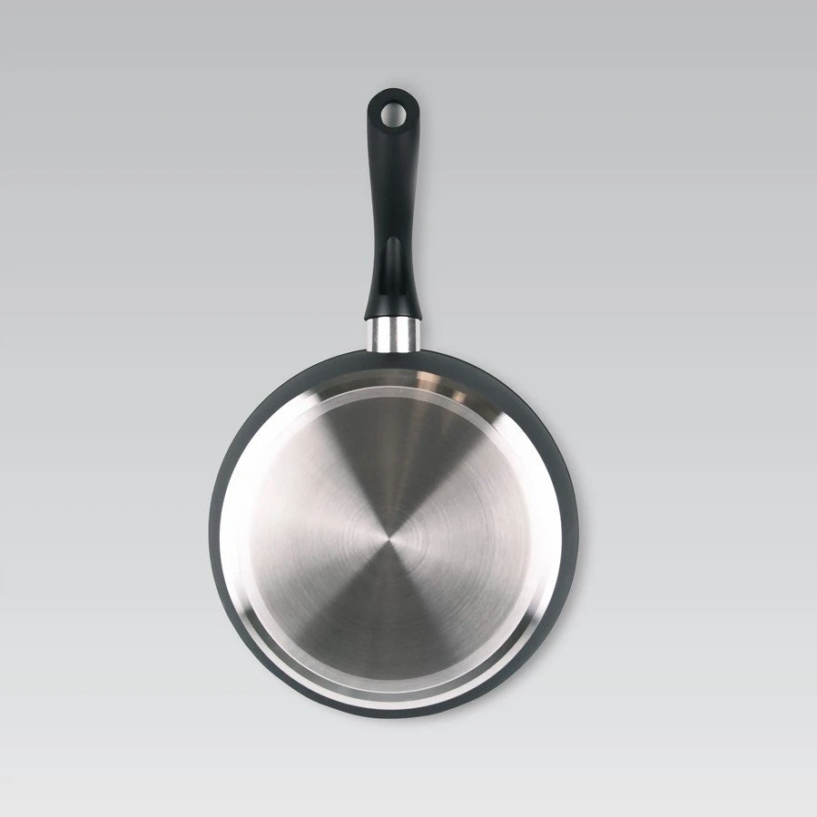 Keptuvė Maestro Keptuvė su dangčiu indukcinei dujinei viryklei 20 cm juoda MAESTRO MR-1205-20
