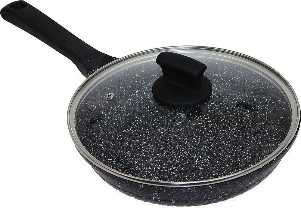 Maestro MR-1225-20 - Keptuvė su granitine danga ir dangčiu 20cm