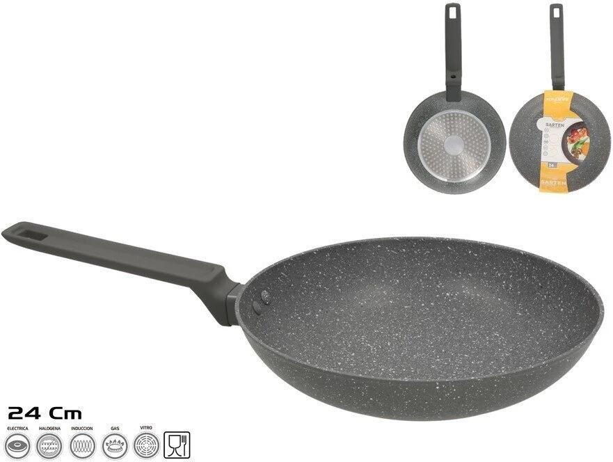 Kitchengo Keptuvė GRANITE Indukcinė 24cm