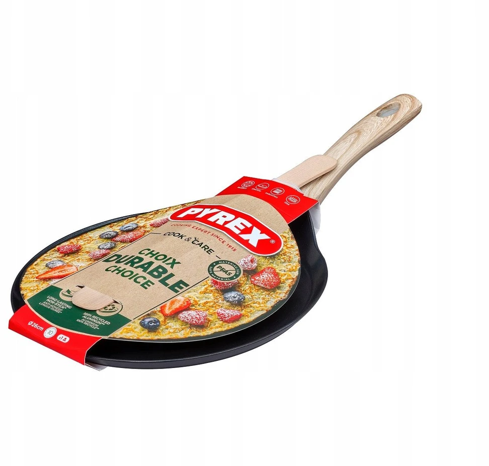 Pyrex „Cook&Care“ keptuvė su lapeliais, 26 cm, 3426470301121