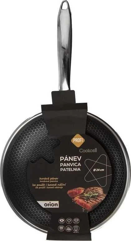 Orion Plieninė keptuvė COOKCELL 24 cm, nelipni
