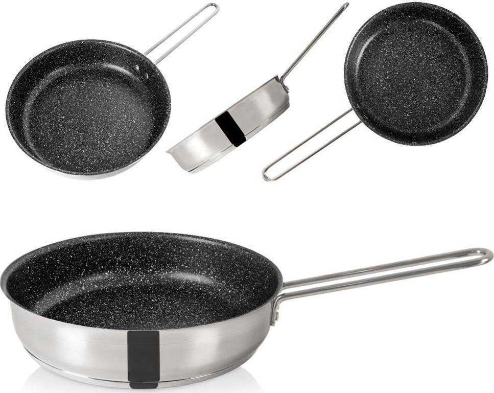 Orion Plieninė keptuvė GRANDE 26 cm Granito danga
