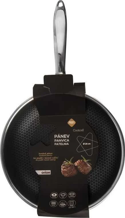 Orion Plieninė keptuvė gili 26 cm COOKCELL