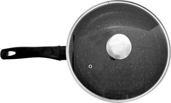 Orion granitinė keptuvė su stikliniu dangteliu 28 cm