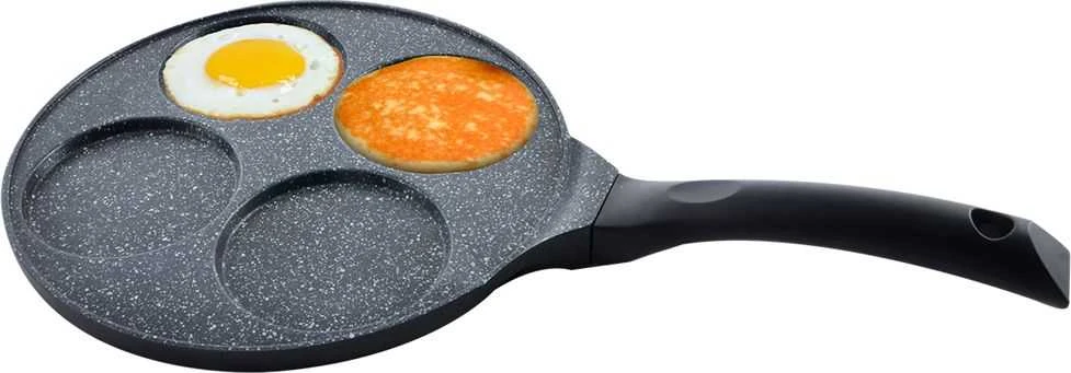 Orion Keptuvė kiaušiniams GRANDE 27 cm - granitinė, 4 formos
