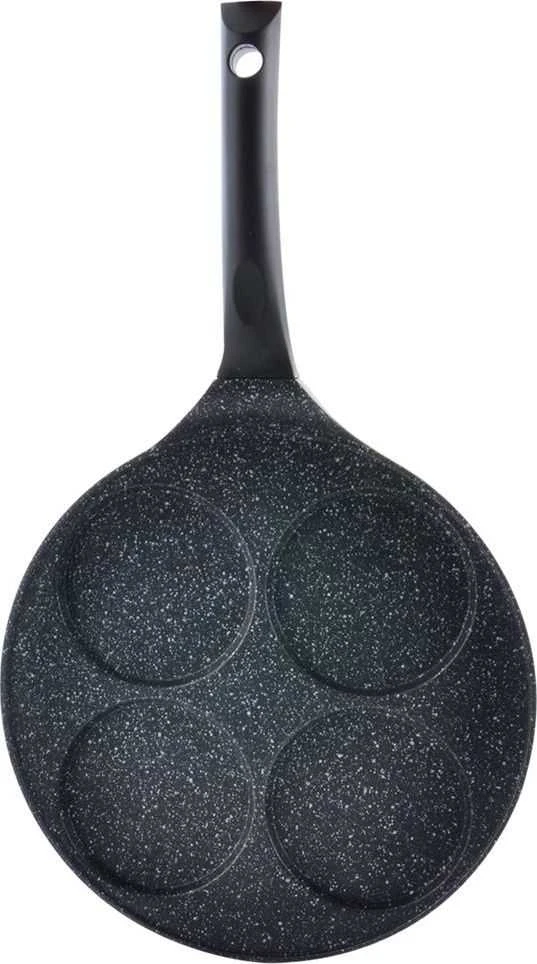 Orion Keptuvė kiaušiniams GRANDE 27 cm - granitinė, 4 formos