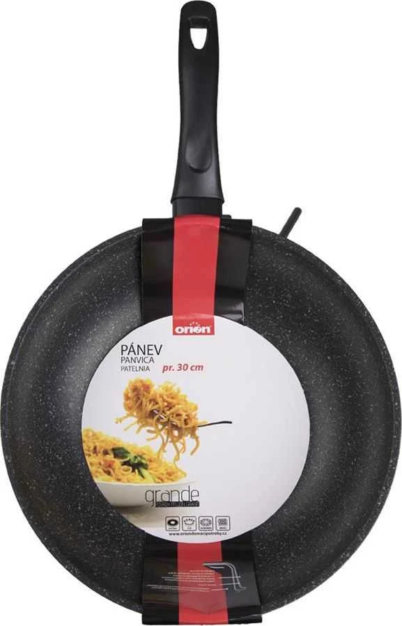 Orion Wok keptuvė GRANDE 30 cm granitinė