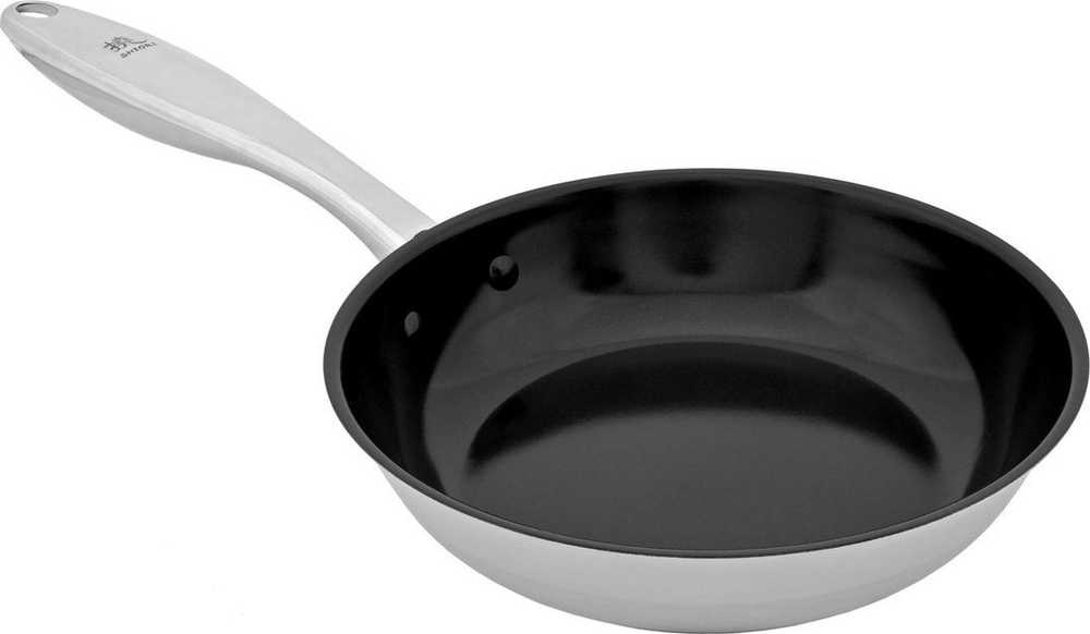 Keptuvė Shiori Shiori Stainless Steel 304 komplektas patelni su powłoką ceramiczną indukcija 20 cm, 24 cm, 28 cm