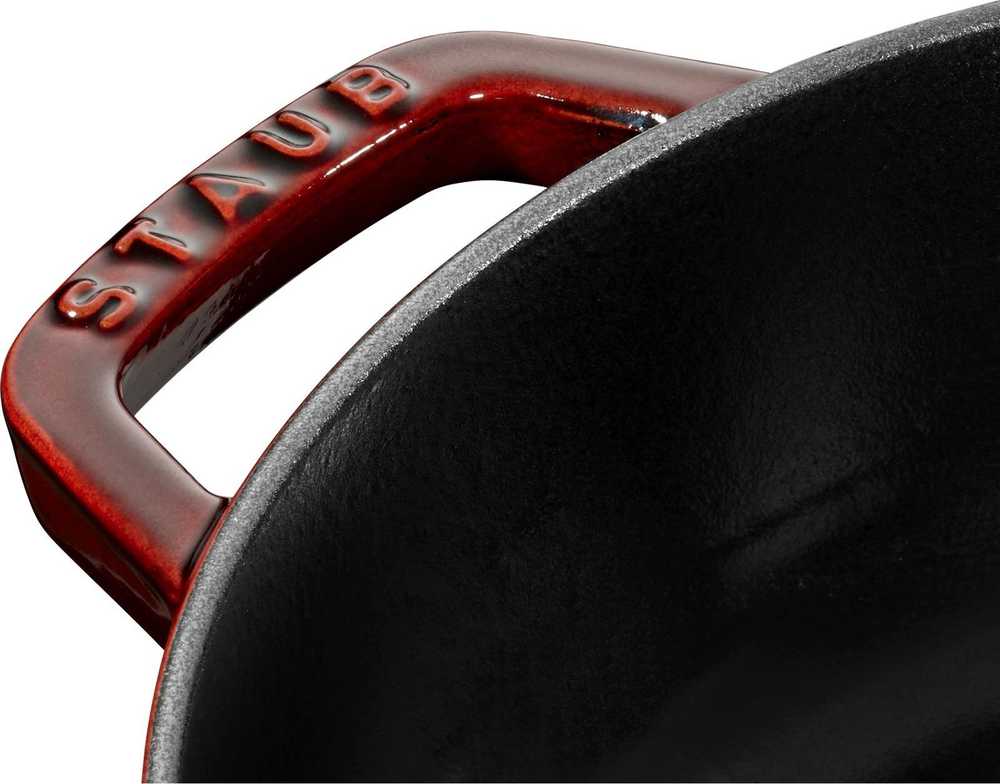 STAUB Ketaus troškintuvas su dangčiu, 24 cm, grenadinas