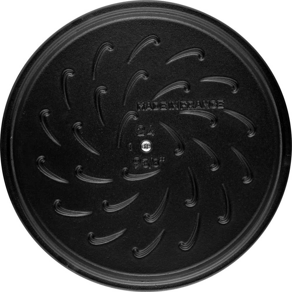 STAUB Ketaus troškintuvas su dangčiu, 24 cm, grenadinas