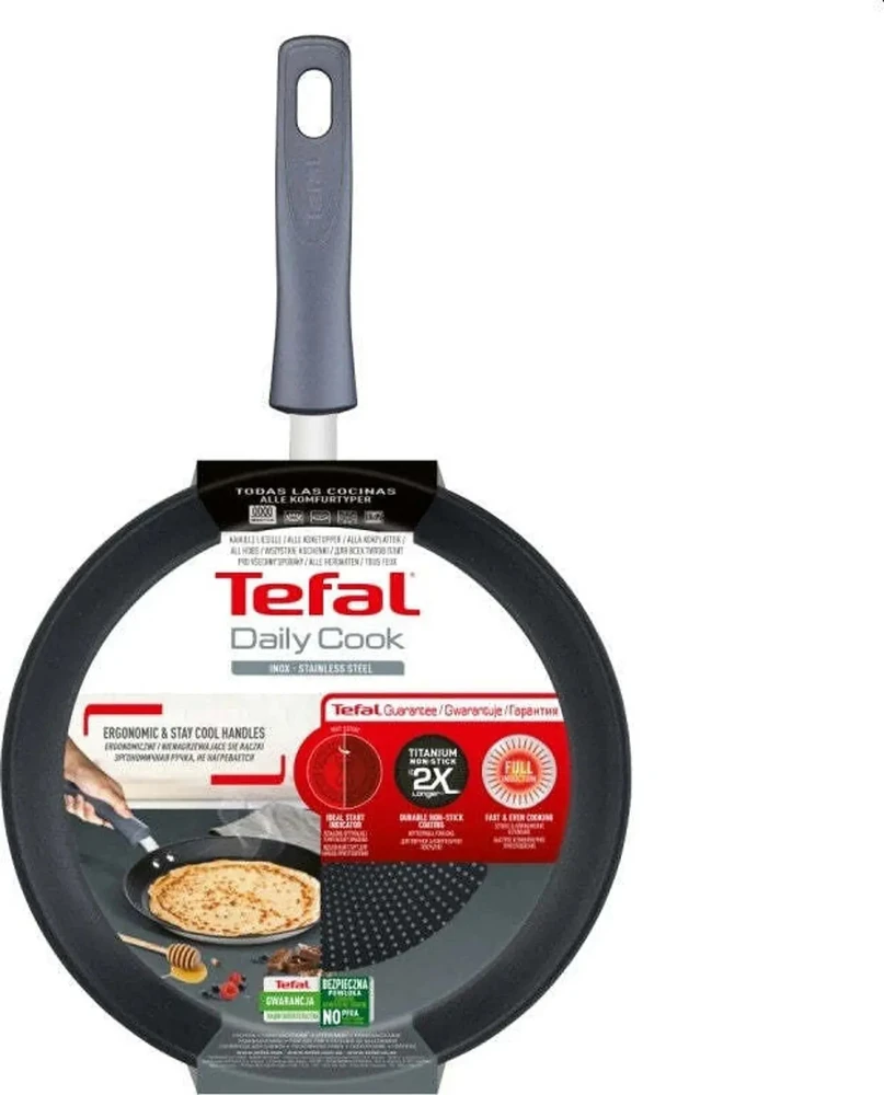 Blynų keptuvė Tefal DAILY COOK, 25 cm, aliuminis