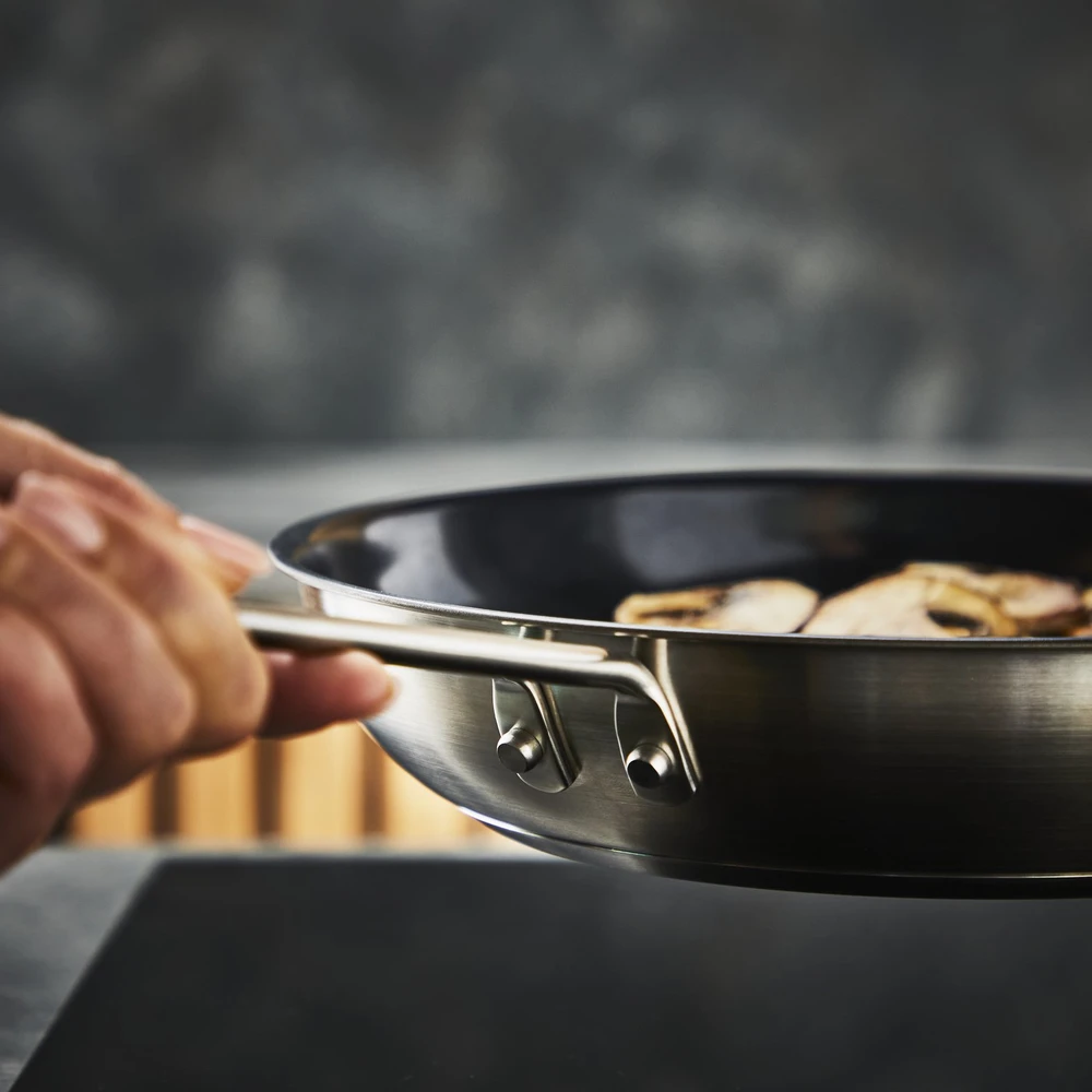 Keptuvė Tefal Nordica Round, All-purpose pan, Juodas, Nerūdijantis plienas, Ceramic, Nerūdijantis plienas, 2.5 L (H8710655)