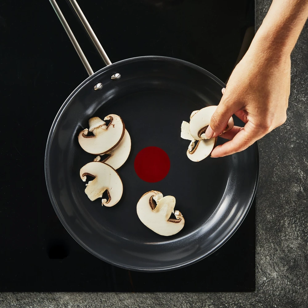 Keptuvė Tefal Nordica Round, All-purpose pan, Juodas, Nerūdijantis plienas, Ceramic, Nerūdijantis plienas, 2.5 L (H8710655)