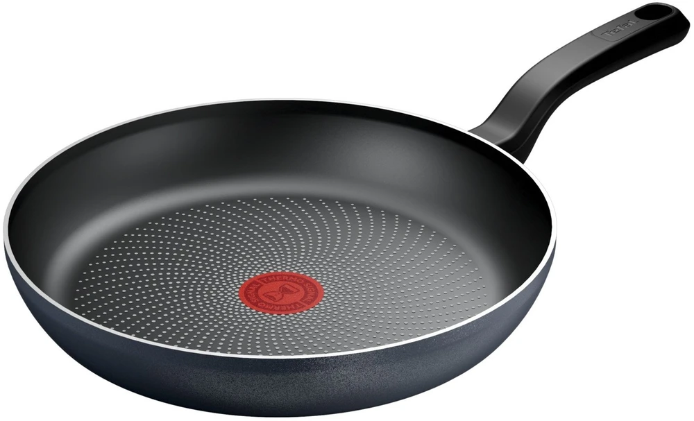 TEFAL keptuvė | H0560742 | Kepimui | Skersmuo 30 cm | Tinka indukcinei kaitlentei | Fiksuota rankena | Juodas