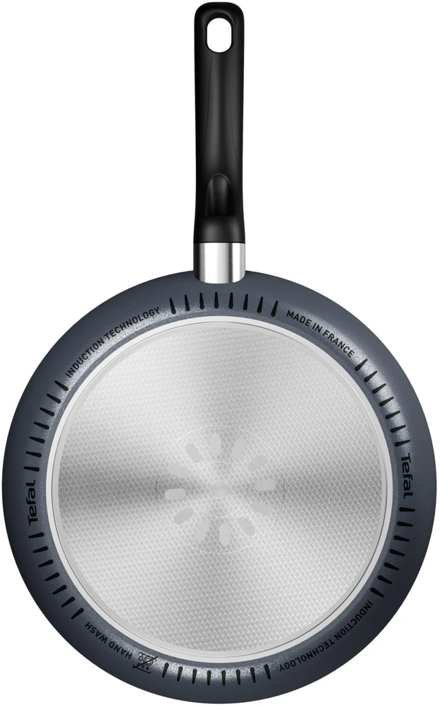 TEFAL keptuvė | H0560742 | Kepimui | Skersmuo 30 cm | Tinka indukcinei kaitlentei | Fiksuota rankena | Juodas