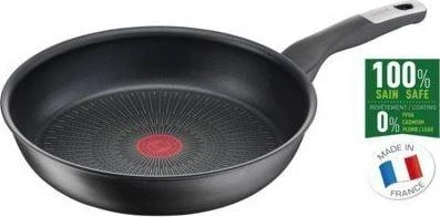 TEFAL | Pan | G2550572 Neribota | Kepimas | Skersmuo 26 cm | Tinka indukcinei kaitlentei | Fiksuota rankena | Juodas - Noir