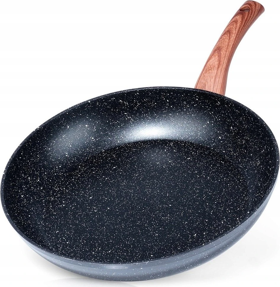 Keptuvė Vilde Juodas&amp;Wood 32 cm su granitine danga