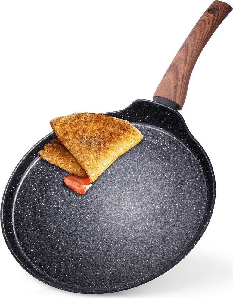 Vilde Blynų keptuvė granitinė neprideganti Juodas&WOOD 26 cm