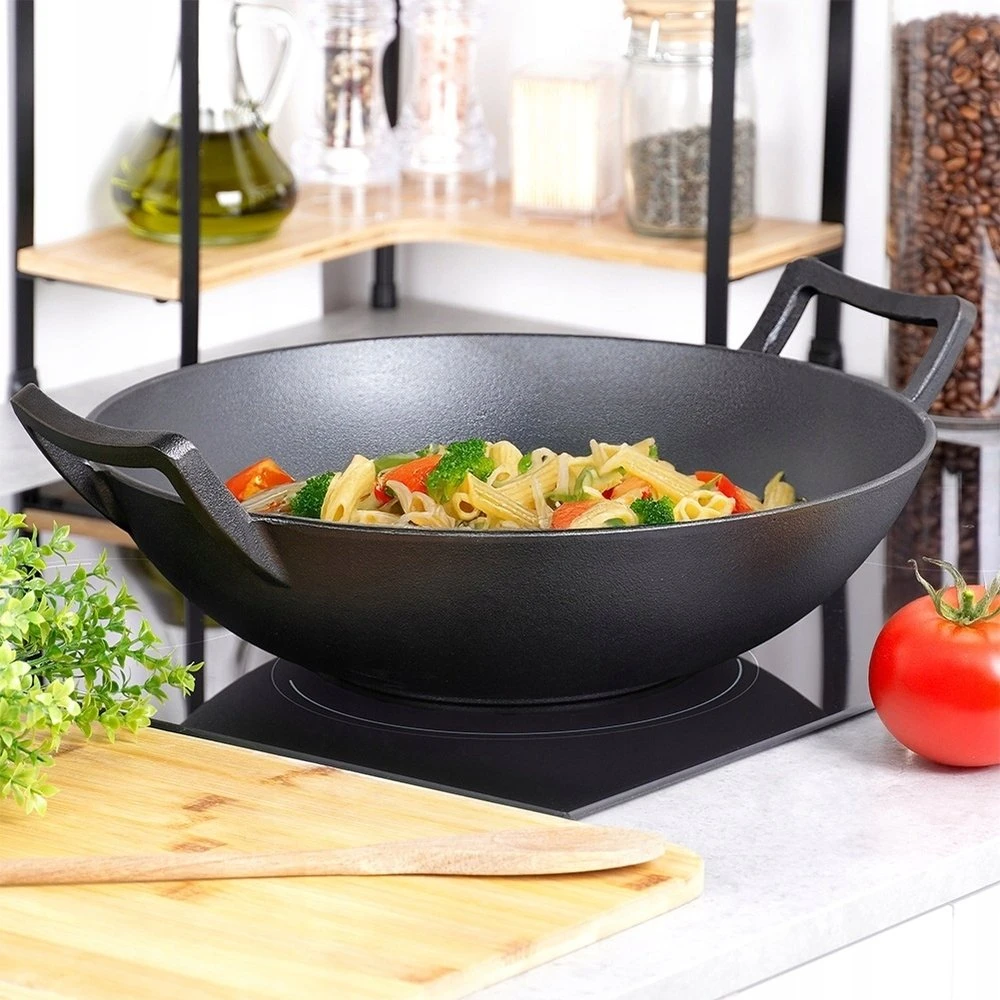 Ketaus wok keptuvė Vilde Cast Line 36 cm