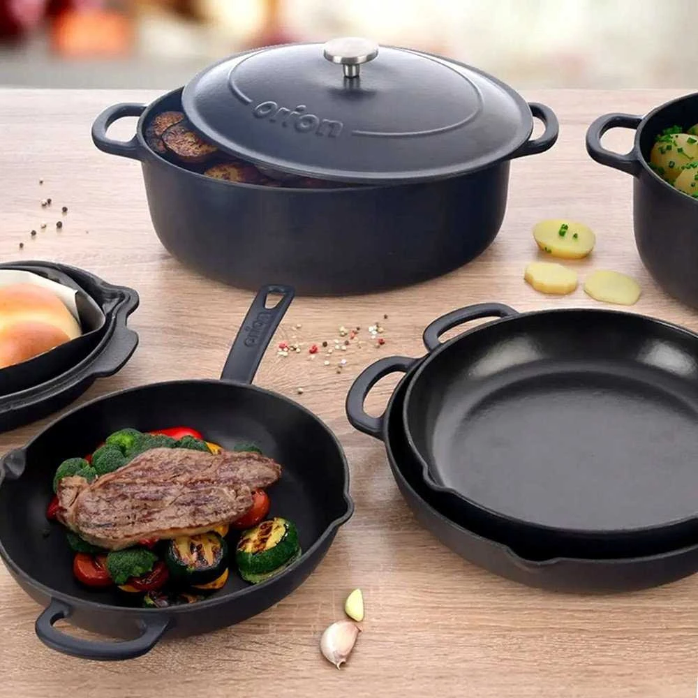 Orion Keta 28 cm ketaus kepimo keptuvė su emaliu