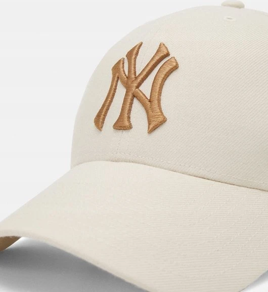 Kepurė 47brand 47 Brand MLB Niujorko „Yankees“ kepuraitė B-MVPSP17WBP-NTU Balta Viena Dydis
