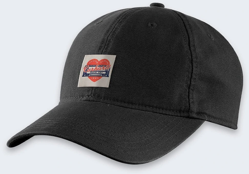 Togo Czapka Carhartt Canvas Heart Juodas