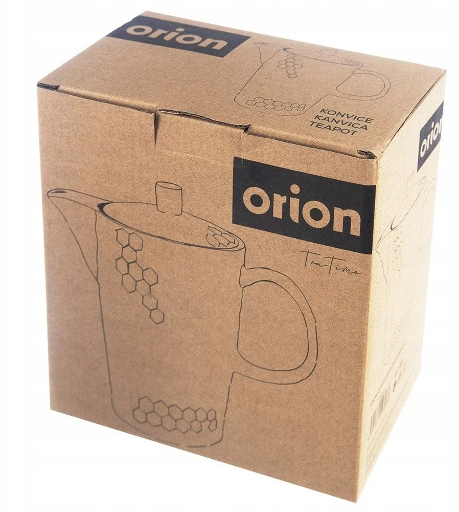 Orion Kavos ir arbatos puodelis TEA TIME 1,3 l juodas