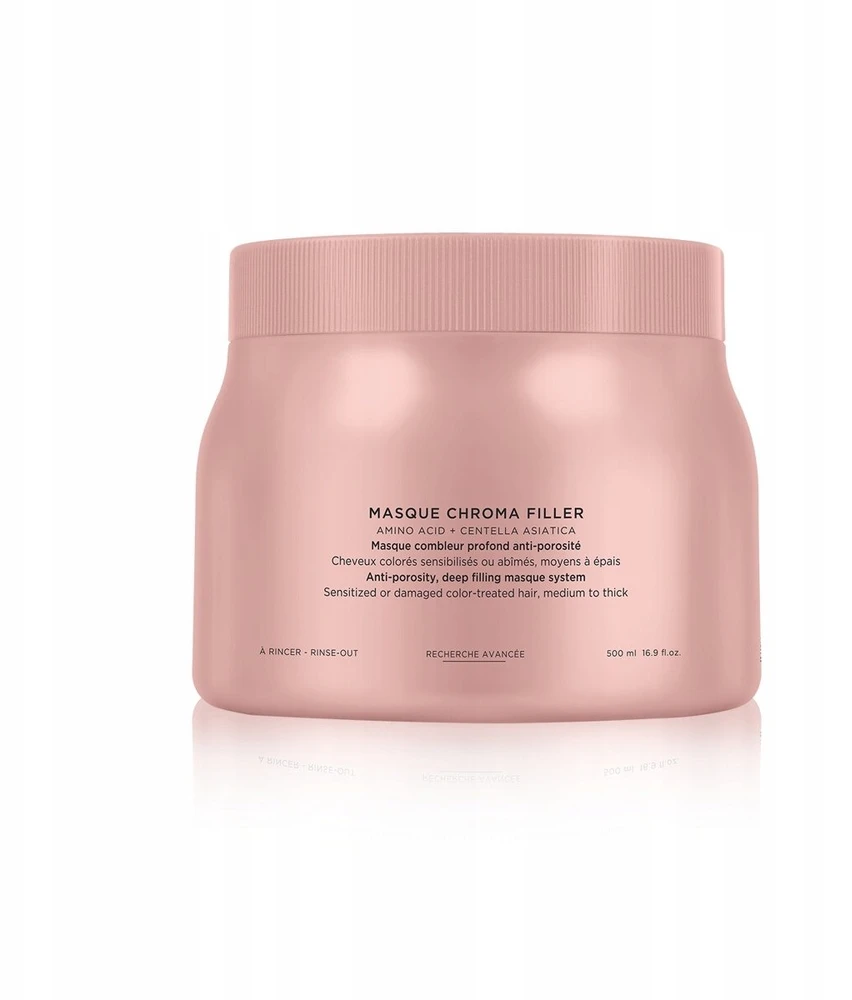 Kérastase Chroma Absolu Masque Chroma Filler giliai užpildanti kaukė nuo porėtumo dažytiems plaukams, 500 ml