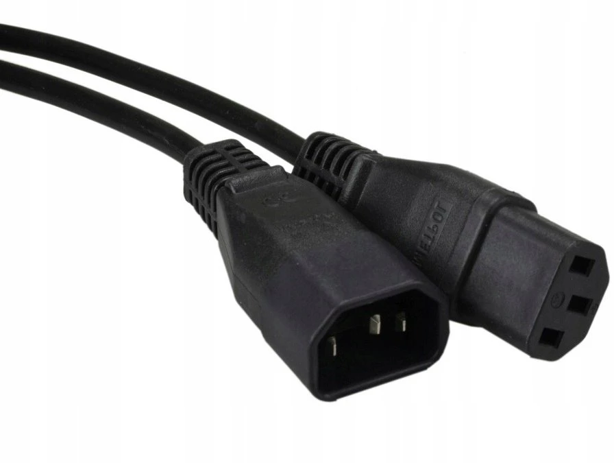 Kerg Ilgintuvas 230V IEC320 C14/C13 0,5 m juodas