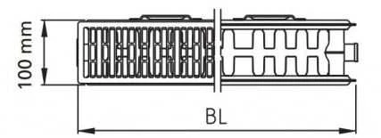 Kermi Radiator Therm X2 Profil-K 22 900x600mm FK0220906