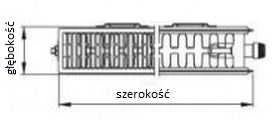 Kermi Radiator Therm X2 Profil-V 22 600x900mm kairysis FTV220600901L1K