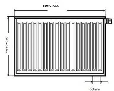 Kermi Radiator Therm X2 Profil-V 22 600x900mm kairysis FTV220600901L1K