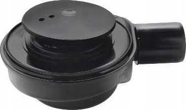 Kerra Kerr sifonas 19233 SIFONO DĖKLAS. Juodas SPEED2 FI 50, AUKŠTAS 50MM, OUTLET FI40 42L / MIN, VALYMAS Iš viršaus JUODA // S.BRODZ.A.19233