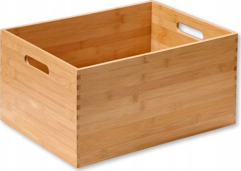 Kesper Medinė dėžutė su rankenomis, bambukinė