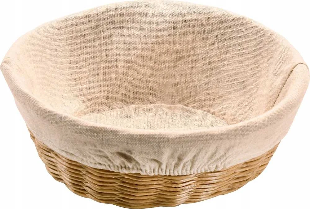 Duonos krepšelis su medžiaginiu paminkštinimu, Ø 25 cm, Kesper